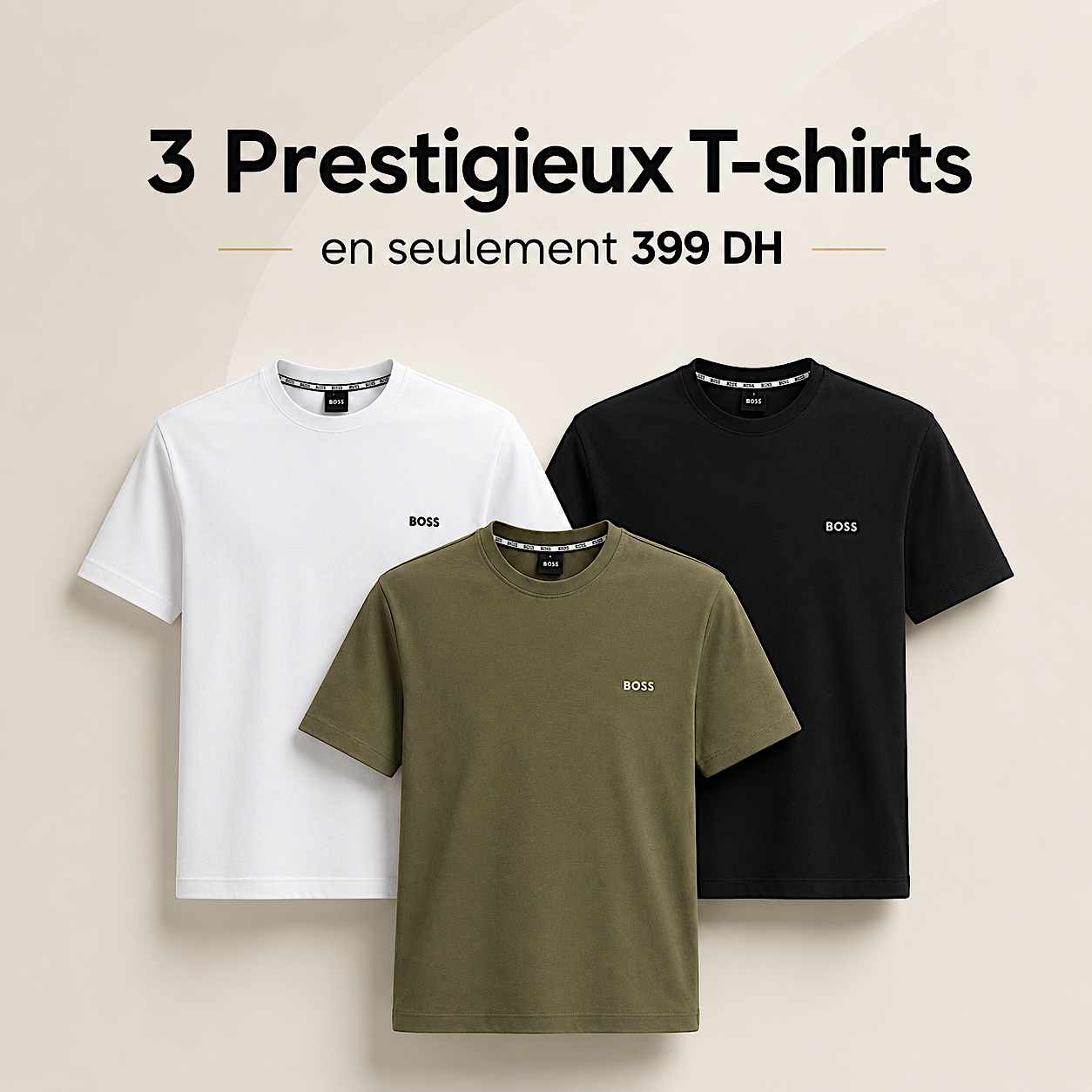 T-shirts Boss Pack 3 T-shirts Boss Pack 3